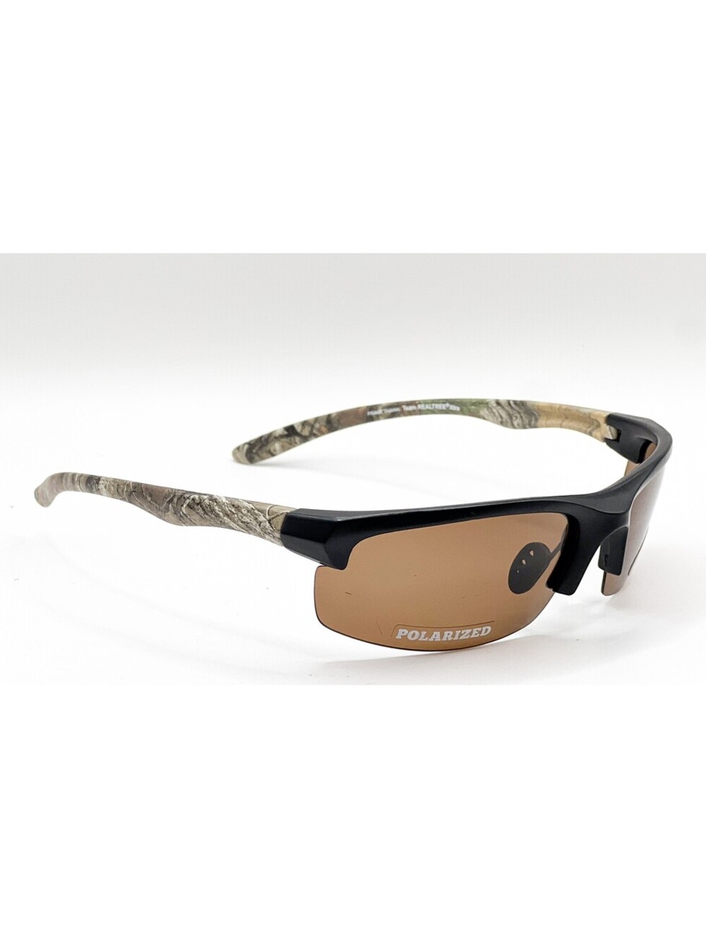 Team Realtree Xtra T536 Black Rectangle Authentic Sunglasses 62-20 - Picture 4 of 5